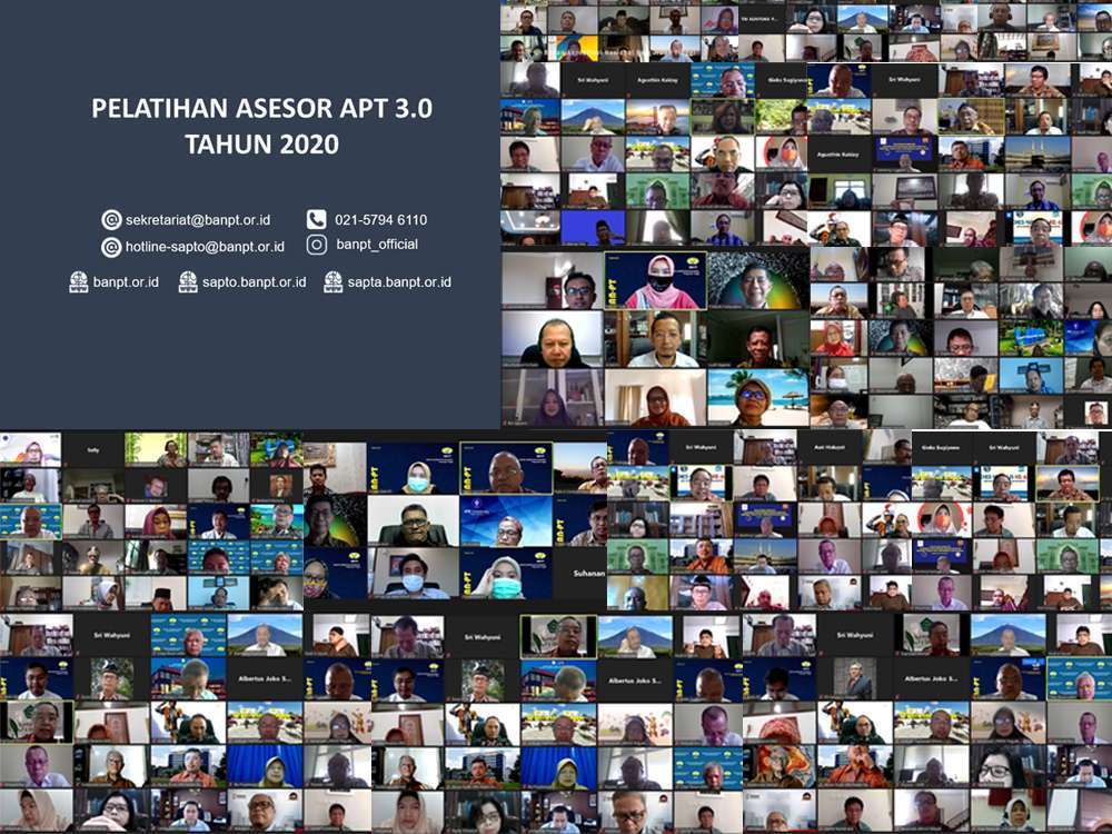 Pelatihan Asesor APT 3.0 Tahun 2020