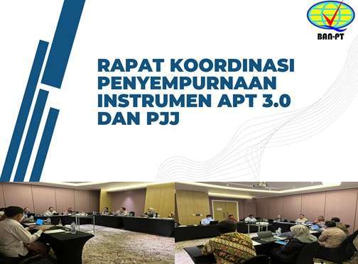 Rapat Koordinasi Penyempurnaan Instrumen APT 3.0 dan PJJ