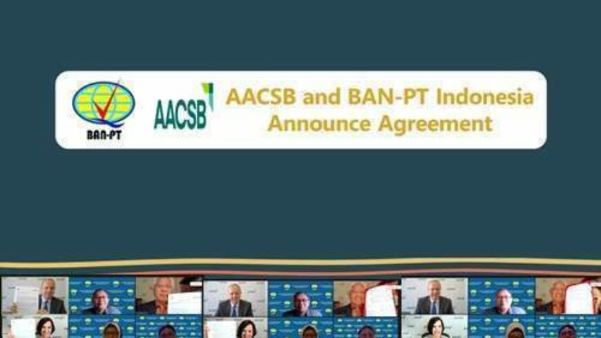 AACSB and BAN-PT Indonesia Announce Agreement