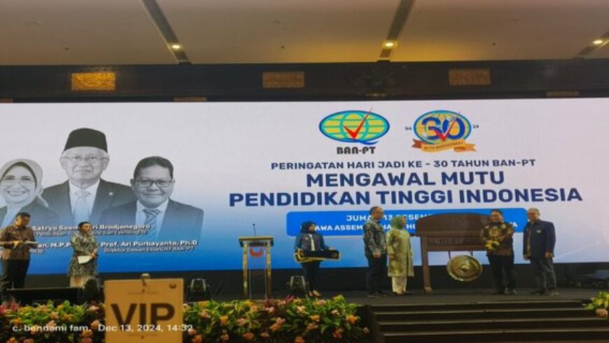 30 Tahun BAN-PT Mengawal Mutu Pendidikan Tinggi